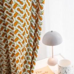 Chenillegordijn Op Maat Gemaakt Gordijn Bedrukte Nordic Verduisteringsgordijnen