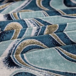 Chenille Bedrukte Gordijnen Scandinavische Verduistering