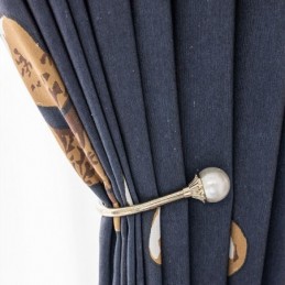 Katoenen Gordijn Op Maat Gemaakt Gordijn Met Beerprint Voor Kinderen