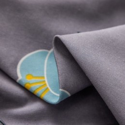 Katoenen Gordijn Op Maat Gemaakt Gordijn Met Bloemenprint In Scandinavische Stijl