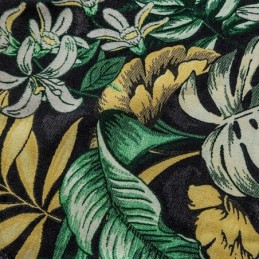 Chenille Verduisteringsgordijnen Europese Stijl Met Plantenprint