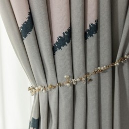 Katoenen Gordijn Op Maat Gemaakt Gordijn Hartvormig Bedrukt Nordic