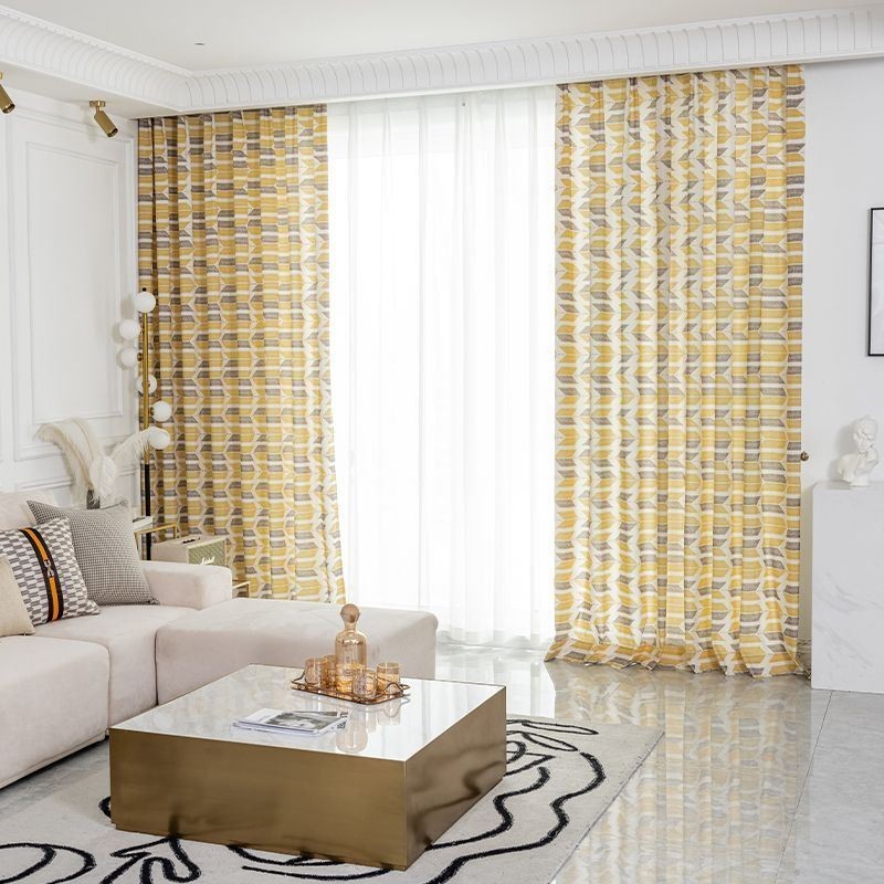 Bedrukt Gordijn Op Maat Gemaakt Gordijn Nordic Stijl Katoen