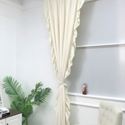 Nordic Chenille Gordijn Op Maat Gemaakt Gordijn Effen Kleur Splitsing Voor Woonkamer Slaapkamer