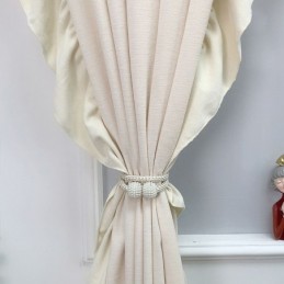 Nordic Chenille Gordijn Op Maat Gemaakt Gordijn Effen Kleur Splitsing Voor Woonkamer Slaapkamer