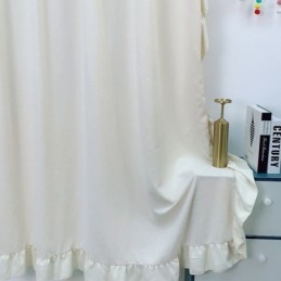 Nordic Chenille Gordijn Op Maat Gemaakt Gordijn Effen Kleur Splitsing Voor Woonkamer Slaapkamer