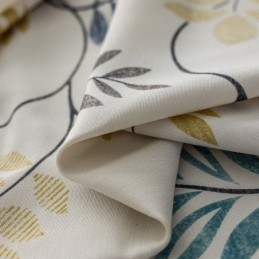 Katoenen Gordijn Op Maat Gemaakt Gordijn In Scandinavische Stijl Met Bladprint