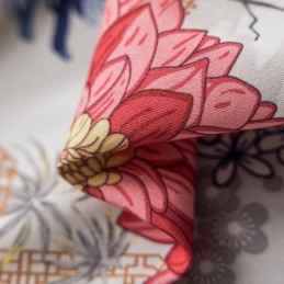 Gordijn In Scandinavische Stijl, Op Maat Gemaakt, Gordijn Met Bloemenprint Van Katoen