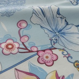 Gordijn In Scandinavische Stijl, Op Maat Gemaakt, Gordijn Met Bloemenprint Van Katoen