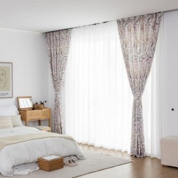 Gordijn In Scandinavische Stijl Op Maat Gemaakt Gordijn Met Katoenen Plantenprint