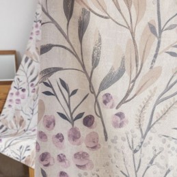 Gordijn In Scandinavische Stijl Op Maat Gemaakt Gordijn Met Katoenen Plantenprint