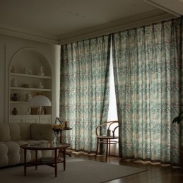 Katoenen Gordijn Op Maat Gemaakt Gordijn Amerikaanse Stijl Plantenprint