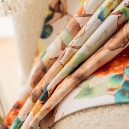 Gordijn Op Maat Gemaakt Gordijn Met Plantenprint In Amerikaanse Stijl