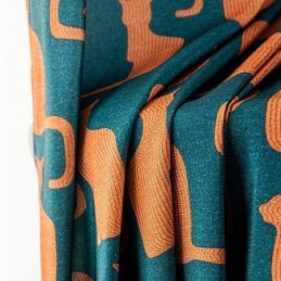 Katoenen Gordijn Op Maat Gemaakt Gordijn Kitten Bedrukt Nordic Stijl