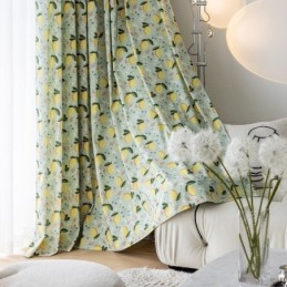 Katoenen Gordijn Op Maat Gordijn Fruit Bedrukt Nordic