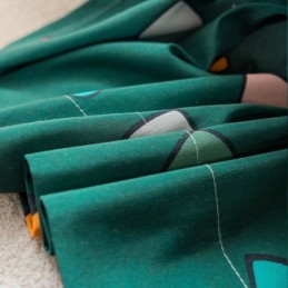 Katoenen Gordijn Op Maat Gemaakt Gordijn In Scandinavische Stijl Met Hartprint