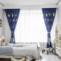 Katoenen Gordijn Op Maat Gemaakt Gordijn Kinderstijl Ijsbeer Bedrukt