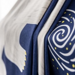 Katoenen Gordijn Op Maat Gemaakt Gordijn Kinderstijl Ijsbeer Bedrukt