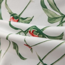 Nordic Stijl Gordijn Op Maat Gemaakt Gordijn Plant Bedrukt Polyester