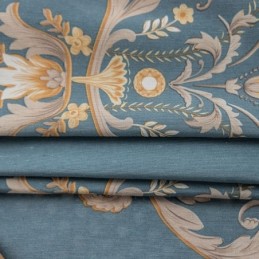 Katoenen Gordijn Op Maat Gemaakt Gordijn Europees Bloemenprint Stijl