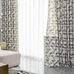 Katoenen Gordijn Op Maat Gemaakt Gordijnblad Bedrukt Nordic