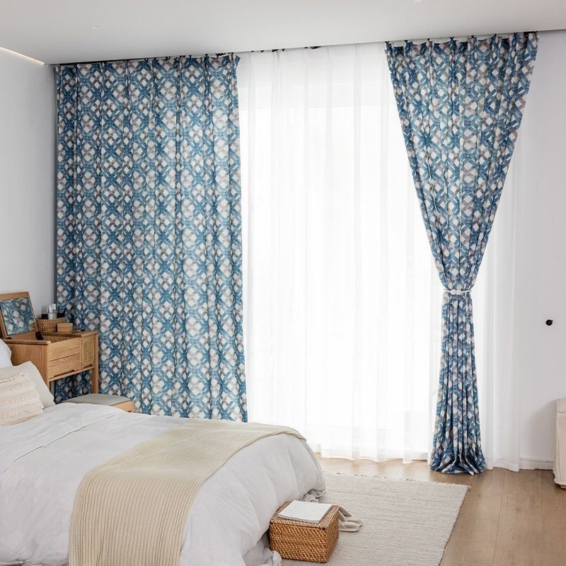 Katoenen Gordijn Op Maat Gemaakt Gordijn Bedrukte Scandinavische Stijl