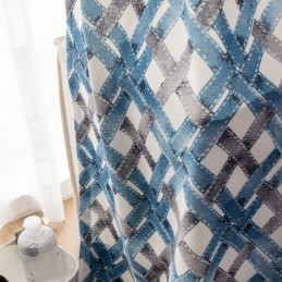 Katoenen Gordijn Op Maat Gemaakt Gordijn Bedrukte Scandinavische Stijl