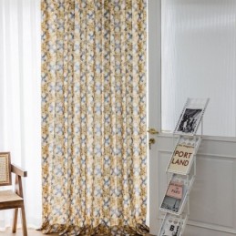 Katoenen Gordijn Op Maat Gemaakt Gordijn Bedrukte Scandinavische Stijl