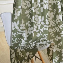 Verduisteringsgordijn Op Maat Gemaakt Gordijn In Scandinavische Stijl Met Bloemenprint Voor Woonkamer En Slaapkamer