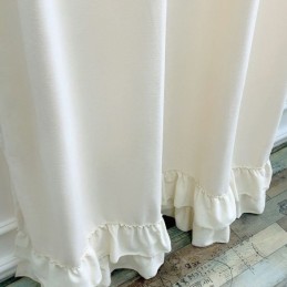 Effen Chenille Gordijnen In Scandinavische Stijl Voor Woonkamer Slaapkamer