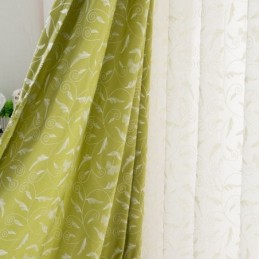 Verduisteringsgordijn Van Katoen Op Maat, Gordijn Met Borduursel In Scandinavische Stijl Voor Woonkamer En Slaapkamer