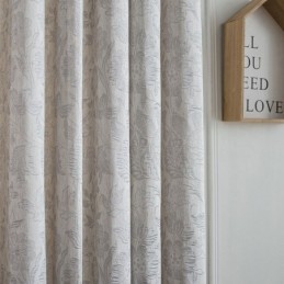 Nordic Verduisteringsgordijn Op Maat Gemaakt Gordijn Linnen Plant Jacquard Voor Woonkamer Slaapkamer