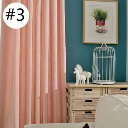 Verduisteringsgordijn Van Katoen, Op Maat Gemaakt, Gordijn In Scandinavische Stijl, Geborduurd Voor Woonkamer/Slaapkamer