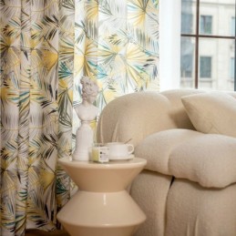 Katoenen Gordijnen Amerikaans Kleurrijk Bananenblad