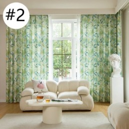 Katoenen Gordijnen Amerikaans Kleurrijk Bananenblad