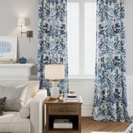 Gordijn Met Plantenprint,...