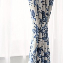 Gordijn Met Plantenprint, Op Maat Gemaakt, Verduisteringsgordijnen Voor Woonkamer En Slaapkamer