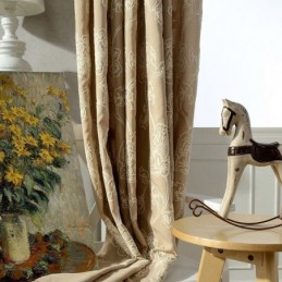 Verduisteringsgordijn Van Katoen En Linnen, Op Maat Gemaakt, Met Geborduurde Scandinavische Bloemen Voor Woonkamer En Slaapkamer