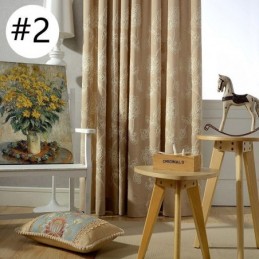 Verduisteringsgordijn Van Katoen En Linnen, Op Maat Gemaakt, Met Geborduurde Scandinavische Bloemen Voor Woonkamer En Slaapkamer