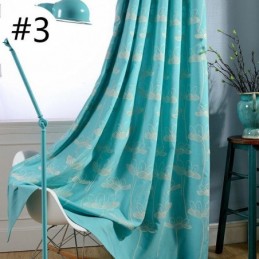 Nordic Verduisteringsgordijn Op Maat Gemaakt Gordijn Plant Geborduurd Voor Woonkamer Slaapkamer