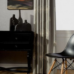 Verduisteringsgordijn Op Maat Gemaakt Gordijn Nordic Geborduurd Voor Woonkamer Slaapkamer