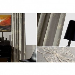 Verduisteringsgordijn Op Maat Gemaakt Gordijn Nordic Geborduurd Voor Woonkamer Slaapkamer