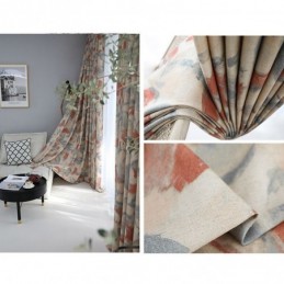 Verduisterende Gordijnen Van Katoen En Linnen Met Nordic Print Voor Woonkamer En Slaapkamer