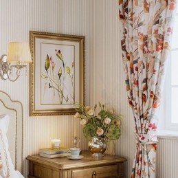 Gordijn Met Plantenprint, Op Maat Gemaakt, Thermisch Geïsoleerd, Verduisterend, Voor Woonkamer En Slaapkamer.