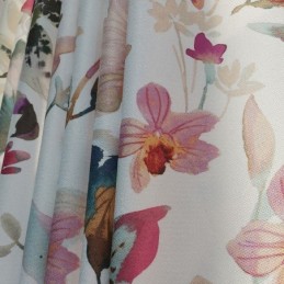 Gordijn Met Plantenprint, Op Maat Gemaakt, Thermisch Geïsoleerd, Verduisterend, Voor Woonkamer En Slaapkamer.