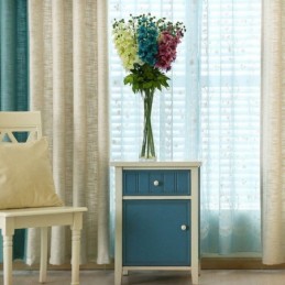 Europees Pastoraal Gordijn Op Maat Gemaakt Gordijn Effen Kleur Dikke Steken