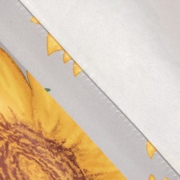 Polykatoenen Gordijn Op Maat Gemaakt Gordijn Amerikaanse Zonnebloem Bedrukte Semi-Verduisterende Gordijnen