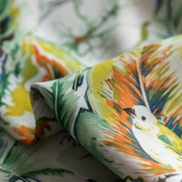 Gordijn Op Maat Gemaakt Gordijn Olieverf Geschilderd Bladeren Amerikaanse Bedrukte Verduisteringsgordijnen