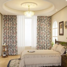 Amerikaanse Polykatoenen Gordijnen Op Maat Gemaakt Gordijn Planten Bedrukt Verduisteringsgordijnen