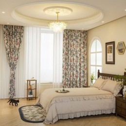 Amerikaanse Polykatoenen Gordijnen Op Maat Gemaakt Gordijn Planten Bedrukt Verduisteringsgordijnen